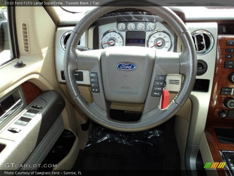 Tuxedo Black / Tan 2010 Ford F150 Lariat SuperCrew
