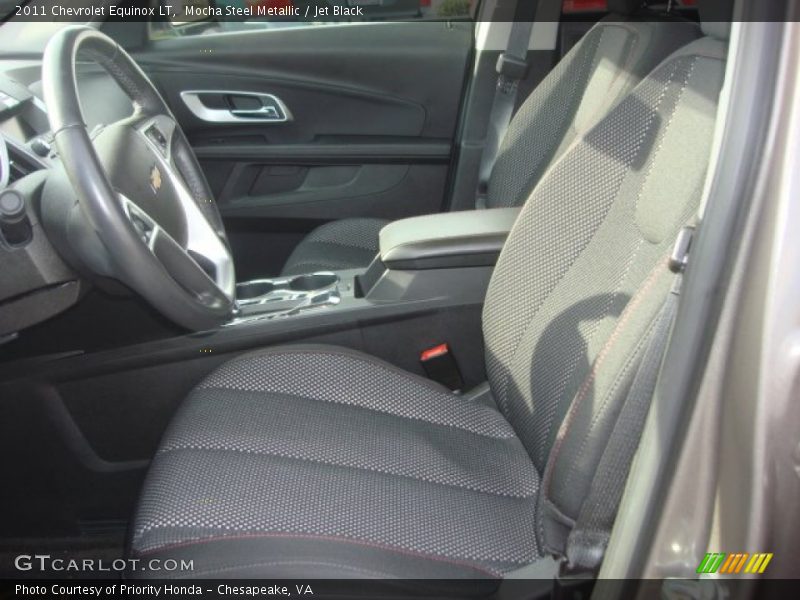 Mocha Steel Metallic / Jet Black 2011 Chevrolet Equinox LT