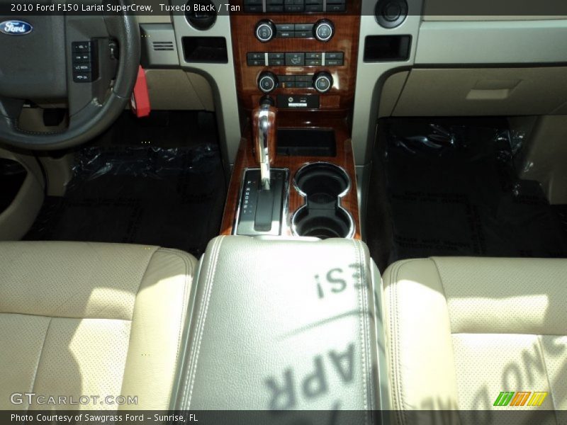 Tuxedo Black / Tan 2010 Ford F150 Lariat SuperCrew