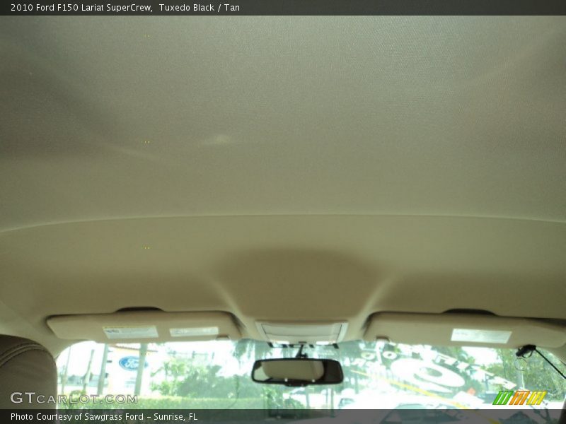 Tuxedo Black / Tan 2010 Ford F150 Lariat SuperCrew