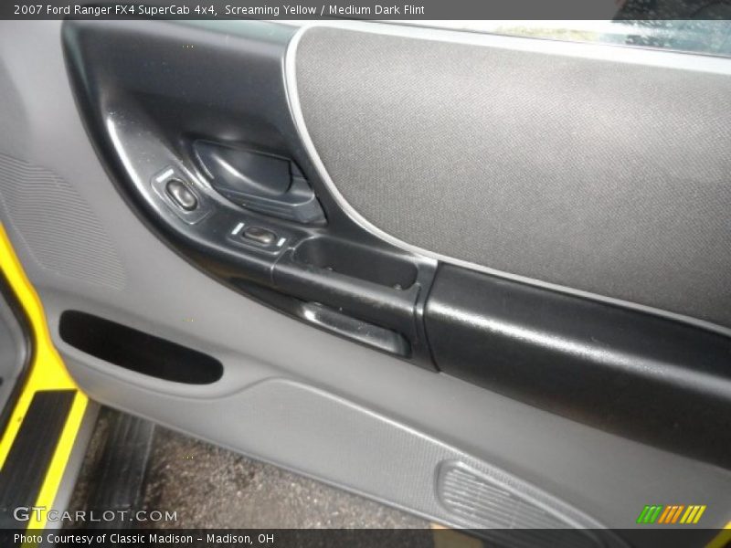 Screaming Yellow / Medium Dark Flint 2007 Ford Ranger FX4 SuperCab 4x4
