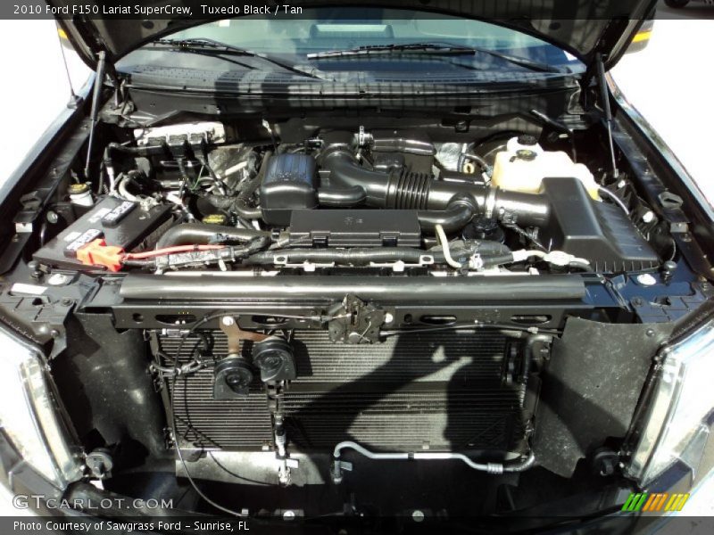 Tuxedo Black / Tan 2010 Ford F150 Lariat SuperCrew