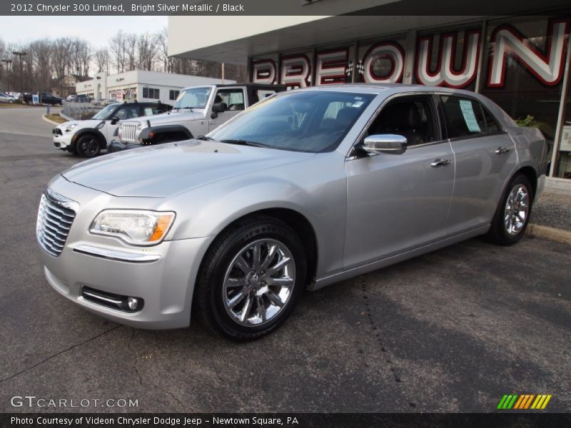Bright Silver Metallic / Black 2012 Chrysler 300 Limited