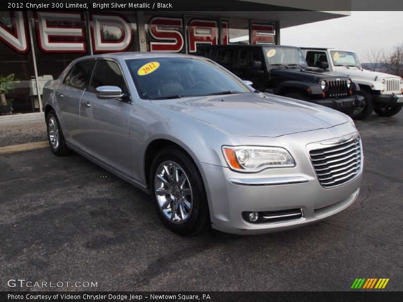 Bright Silver Metallic / Black 2012 Chrysler 300 Limited