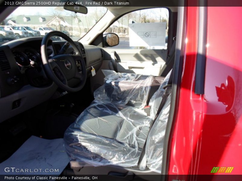 Fire Red / Dark Titanium 2013 GMC Sierra 2500HD Regular Cab 4x4