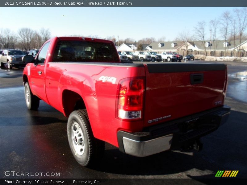Fire Red / Dark Titanium 2013 GMC Sierra 2500HD Regular Cab 4x4