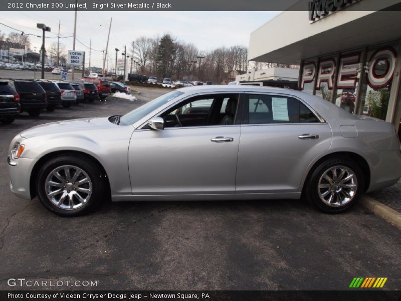 Bright Silver Metallic / Black 2012 Chrysler 300 Limited