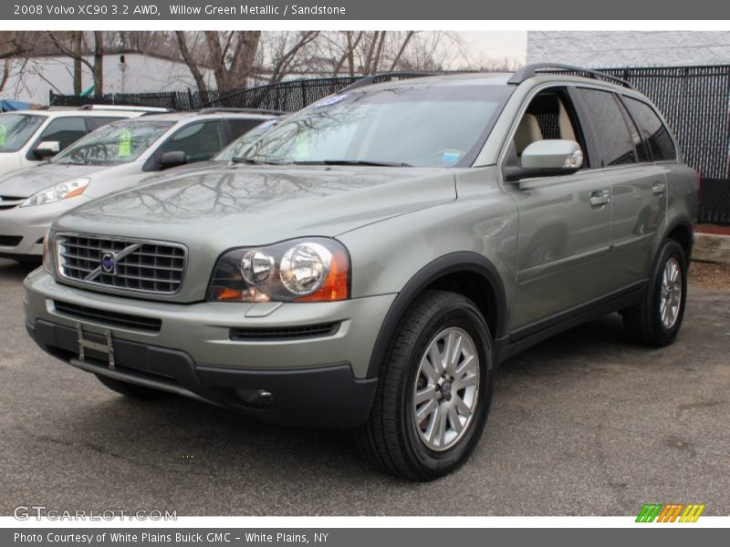 Willow Green Metallic / Sandstone 2008 Volvo XC90 3.2 AWD