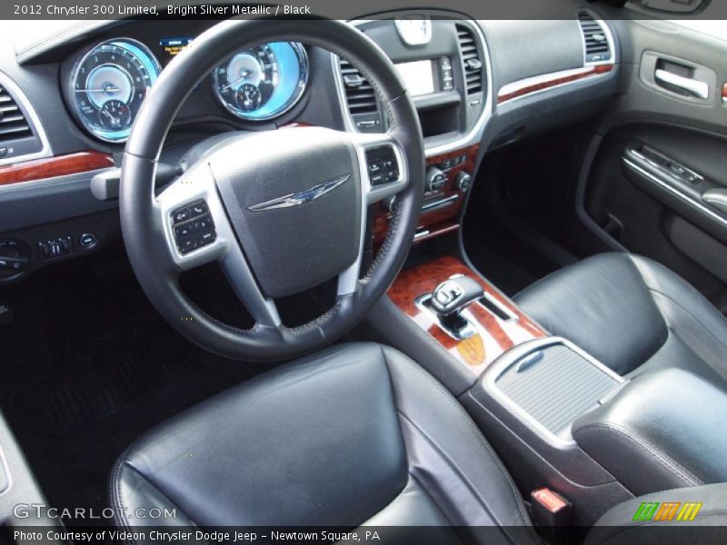 Bright Silver Metallic / Black 2012 Chrysler 300 Limited