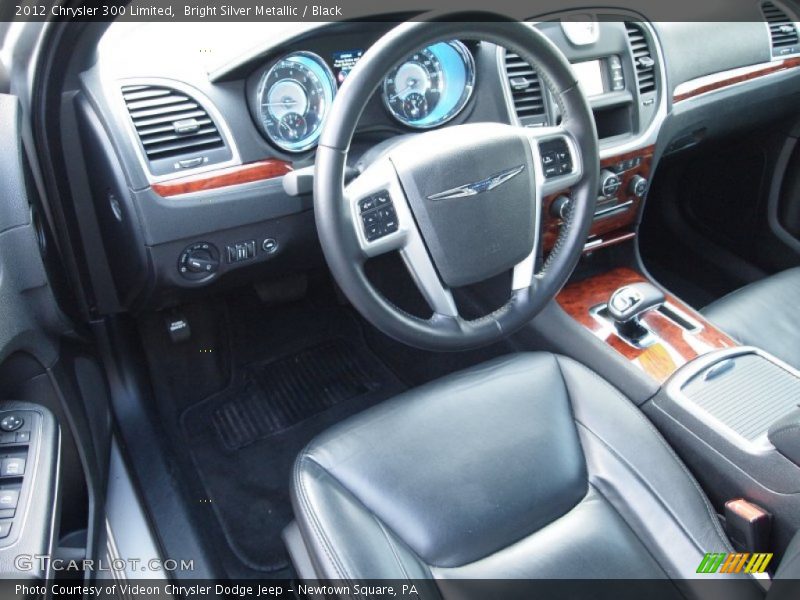 Bright Silver Metallic / Black 2012 Chrysler 300 Limited