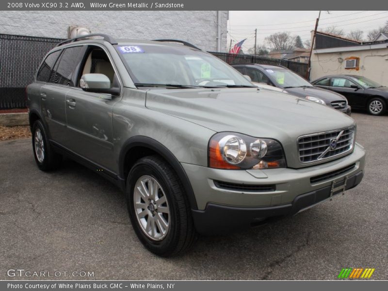 Willow Green Metallic / Sandstone 2008 Volvo XC90 3.2 AWD