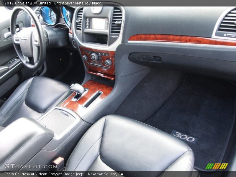 Bright Silver Metallic / Black 2012 Chrysler 300 Limited