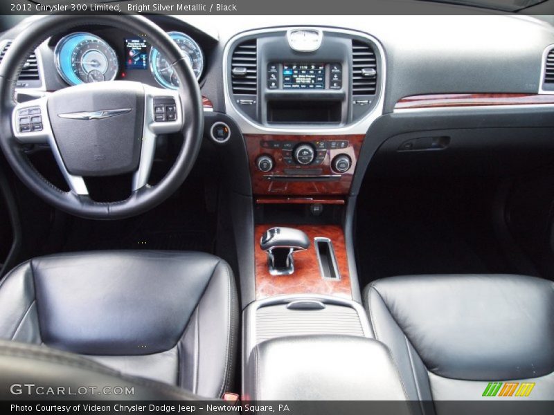Bright Silver Metallic / Black 2012 Chrysler 300 Limited