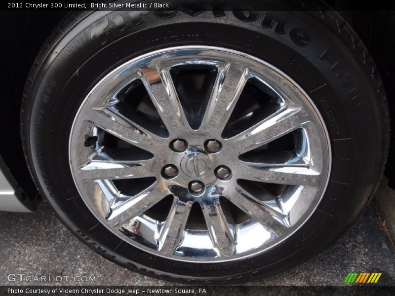 Bright Silver Metallic / Black 2012 Chrysler 300 Limited