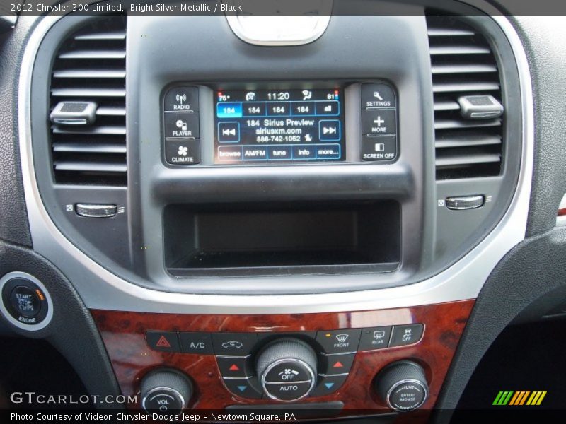 Bright Silver Metallic / Black 2012 Chrysler 300 Limited