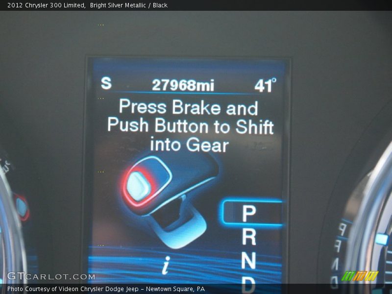 Bright Silver Metallic / Black 2012 Chrysler 300 Limited