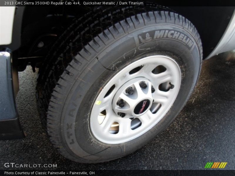 Quicksilver Metallic / Dark Titanium 2013 GMC Sierra 3500HD Regular Cab 4x4