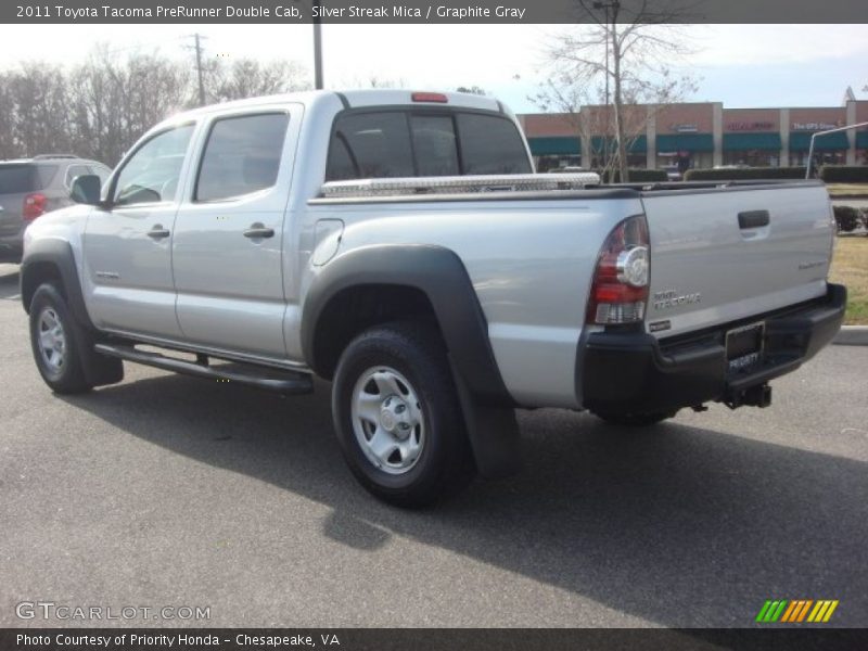 Silver Streak Mica / Graphite Gray 2011 Toyota Tacoma PreRunner Double Cab