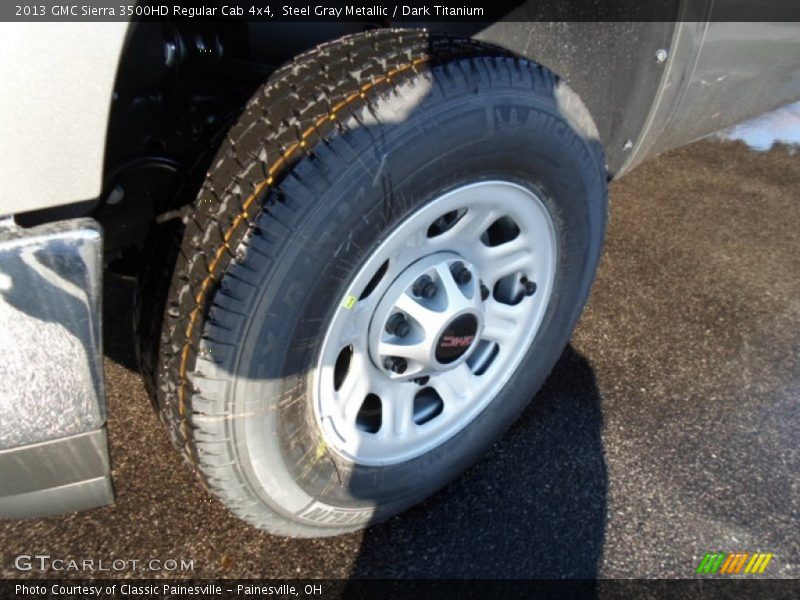 Steel Gray Metallic / Dark Titanium 2013 GMC Sierra 3500HD Regular Cab 4x4