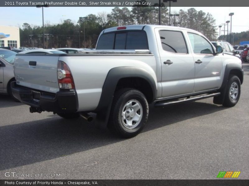 Silver Streak Mica / Graphite Gray 2011 Toyota Tacoma PreRunner Double Cab