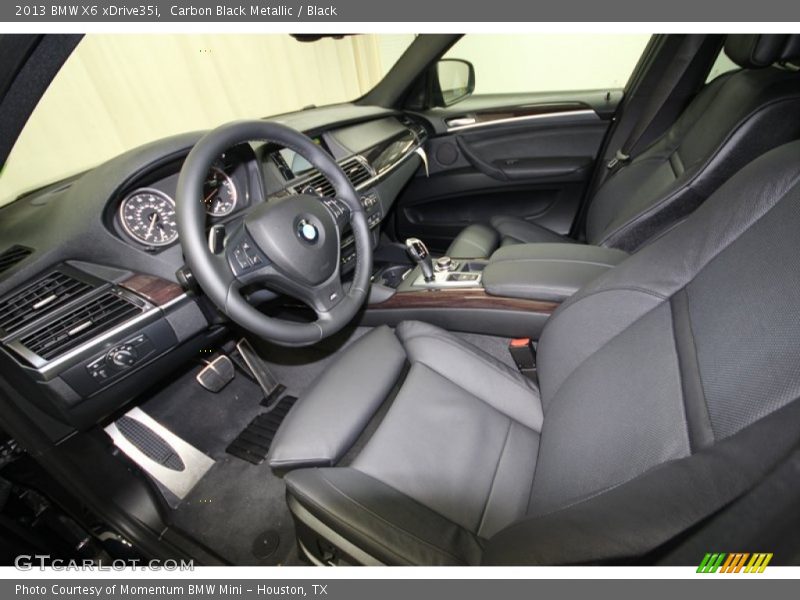 Carbon Black Metallic / Black 2013 BMW X6 xDrive35i