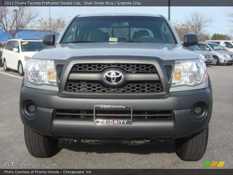 Silver Streak Mica / Graphite Gray 2011 Toyota Tacoma PreRunner Double Cab