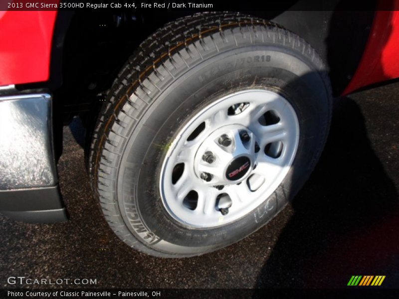 Fire Red / Dark Titanium 2013 GMC Sierra 3500HD Regular Cab 4x4