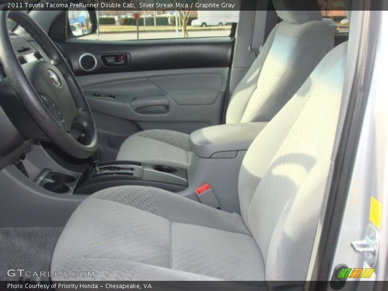 Silver Streak Mica / Graphite Gray 2011 Toyota Tacoma PreRunner Double Cab