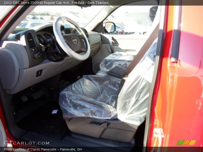 Fire Red / Dark Titanium 2013 GMC Sierra 3500HD Regular Cab 4x4