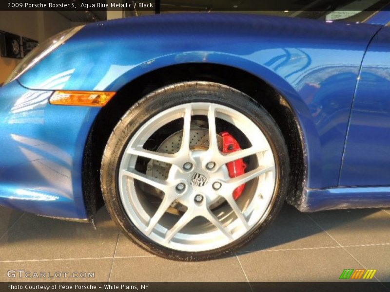 Aqua Blue Metallic / Black 2009 Porsche Boxster S
