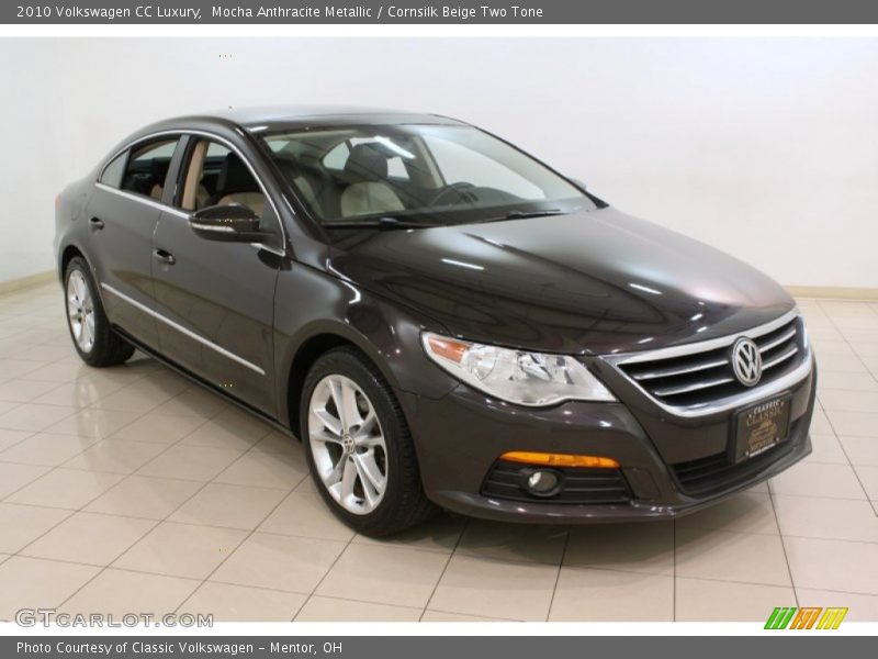 Mocha Anthracite Metallic / Cornsilk Beige Two Tone 2010 Volkswagen CC Luxury