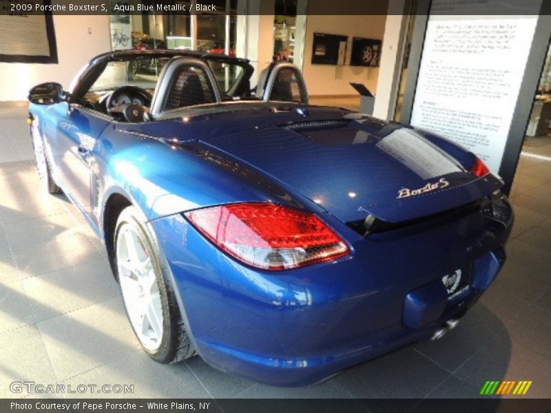 Aqua Blue Metallic / Black 2009 Porsche Boxster S
