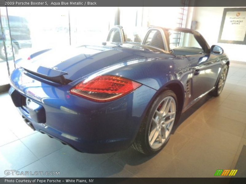 Aqua Blue Metallic / Black 2009 Porsche Boxster S