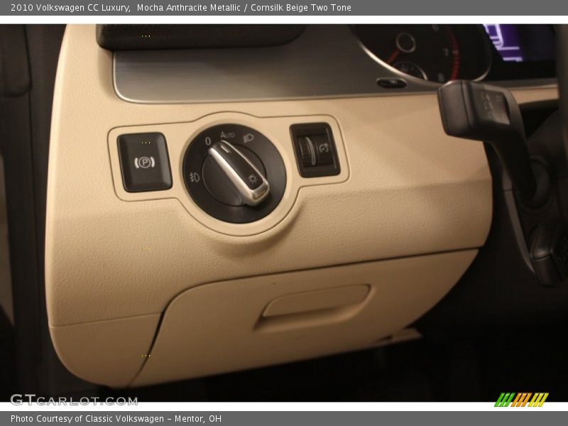 Mocha Anthracite Metallic / Cornsilk Beige Two Tone 2010 Volkswagen CC Luxury