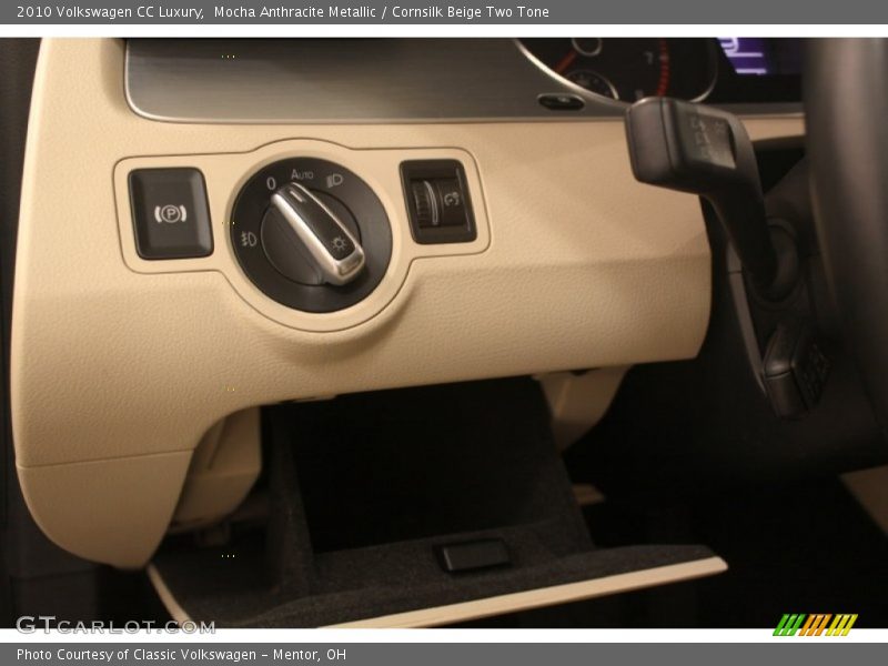 Mocha Anthracite Metallic / Cornsilk Beige Two Tone 2010 Volkswagen CC Luxury