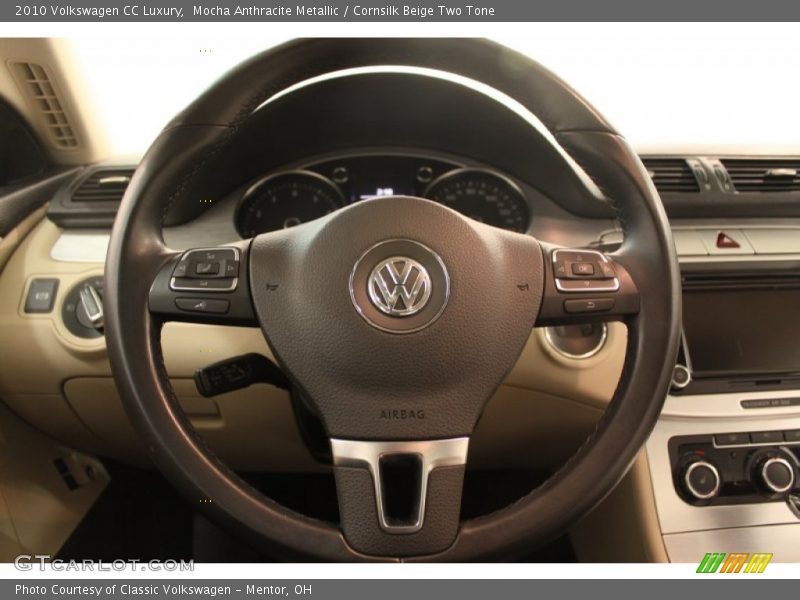 Mocha Anthracite Metallic / Cornsilk Beige Two Tone 2010 Volkswagen CC Luxury