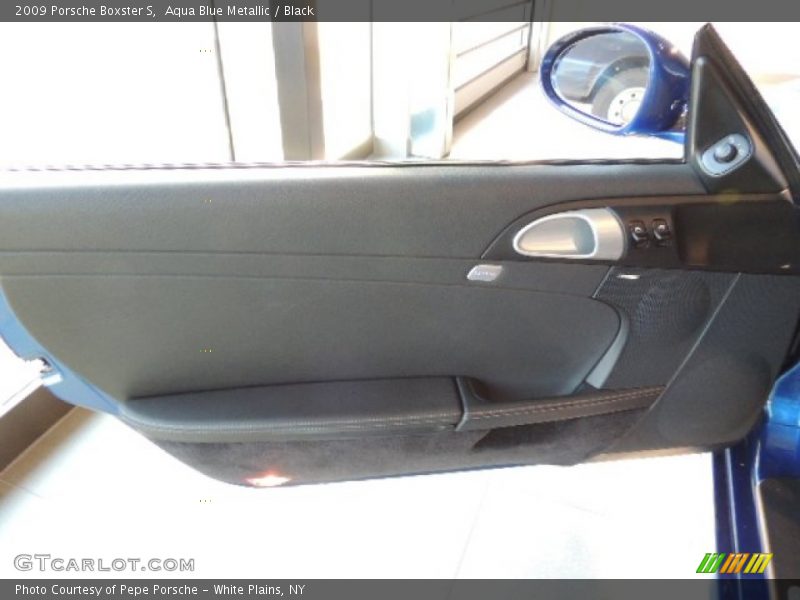 Aqua Blue Metallic / Black 2009 Porsche Boxster S