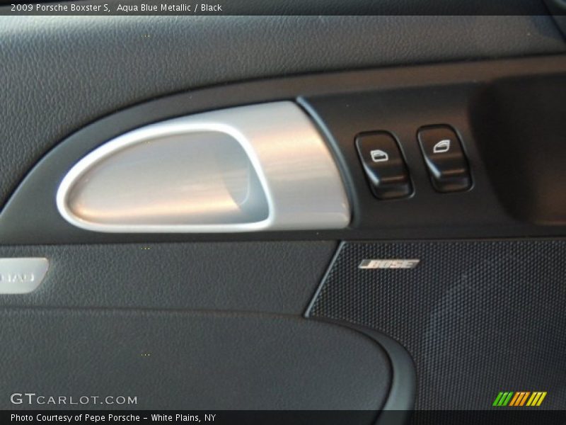 Aqua Blue Metallic / Black 2009 Porsche Boxster S
