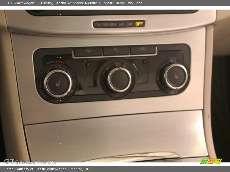 Mocha Anthracite Metallic / Cornsilk Beige Two Tone 2010 Volkswagen CC Luxury