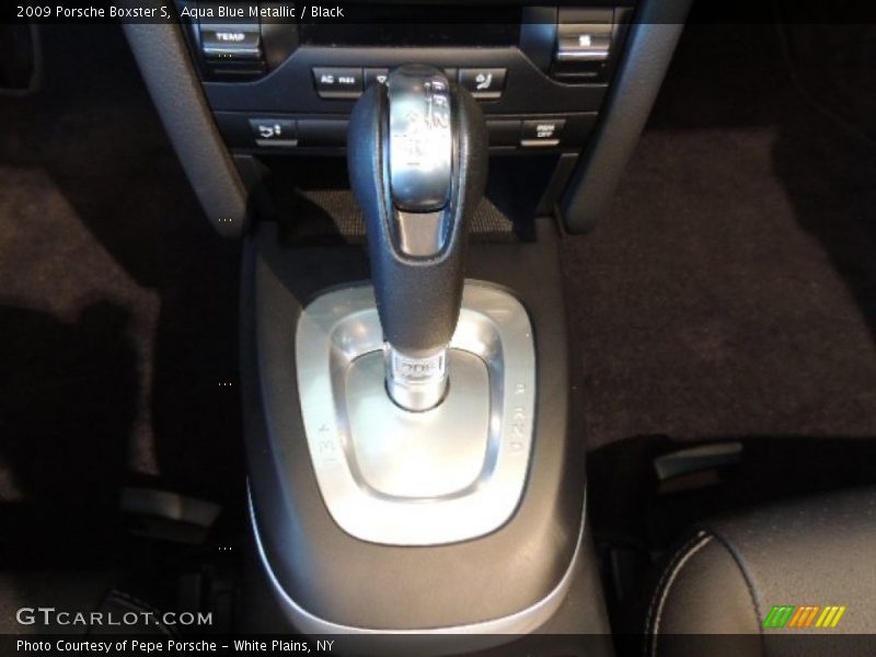 Aqua Blue Metallic / Black 2009 Porsche Boxster S