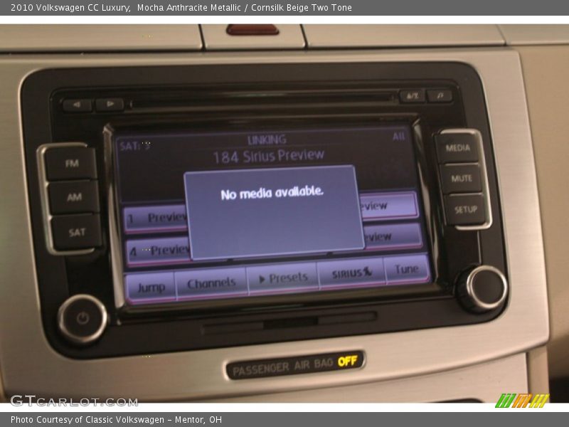 Mocha Anthracite Metallic / Cornsilk Beige Two Tone 2010 Volkswagen CC Luxury