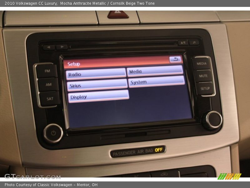 Mocha Anthracite Metallic / Cornsilk Beige Two Tone 2010 Volkswagen CC Luxury