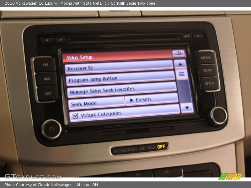 Mocha Anthracite Metallic / Cornsilk Beige Two Tone 2010 Volkswagen CC Luxury