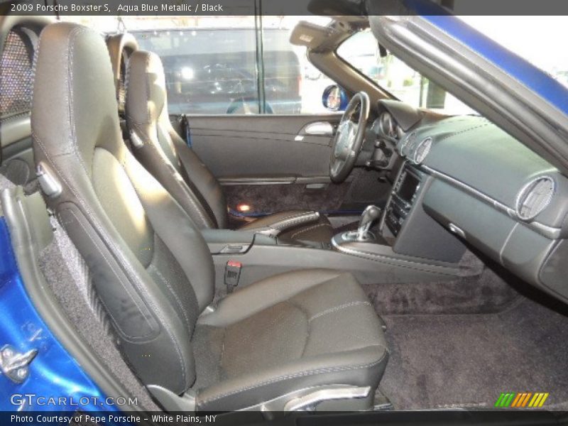 Aqua Blue Metallic / Black 2009 Porsche Boxster S