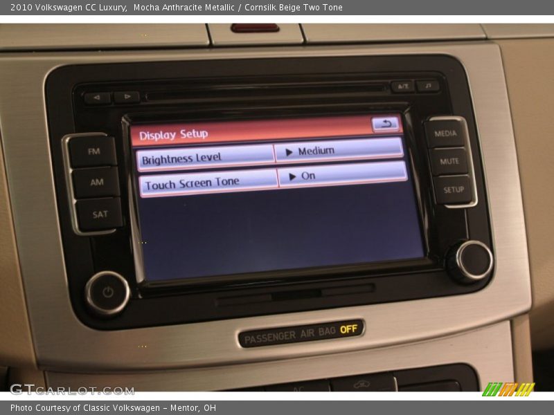 Mocha Anthracite Metallic / Cornsilk Beige Two Tone 2010 Volkswagen CC Luxury