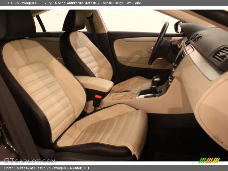 Mocha Anthracite Metallic / Cornsilk Beige Two Tone 2010 Volkswagen CC Luxury