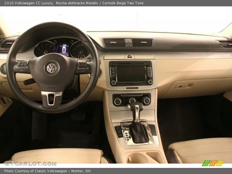 Mocha Anthracite Metallic / Cornsilk Beige Two Tone 2010 Volkswagen CC Luxury
