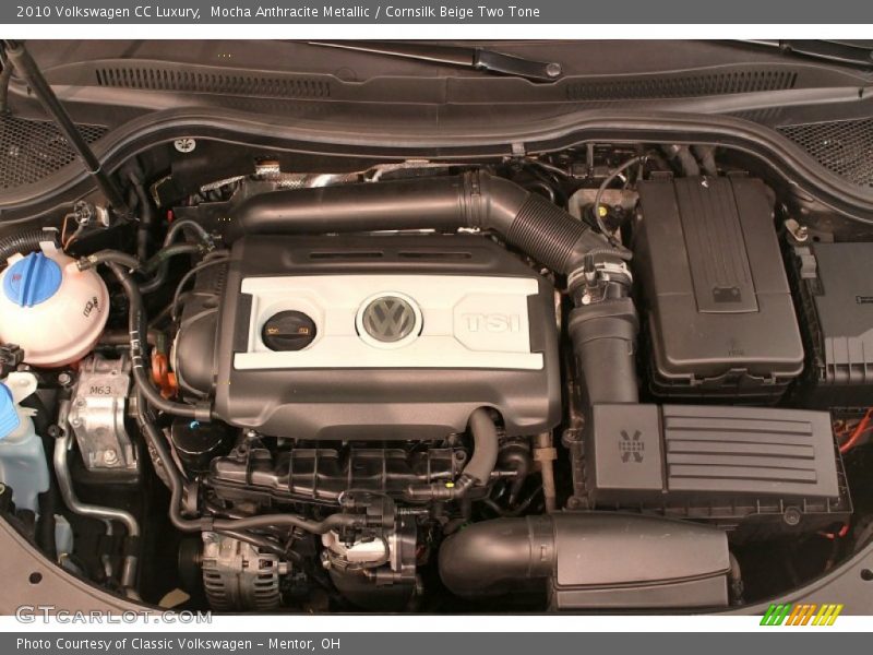 Mocha Anthracite Metallic / Cornsilk Beige Two Tone 2010 Volkswagen CC Luxury