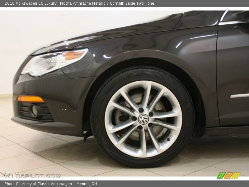 Mocha Anthracite Metallic / Cornsilk Beige Two Tone 2010 Volkswagen CC Luxury