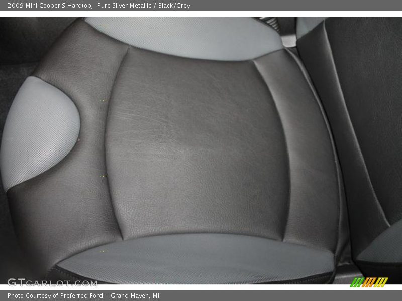 Pure Silver Metallic / Black/Grey 2009 Mini Cooper S Hardtop